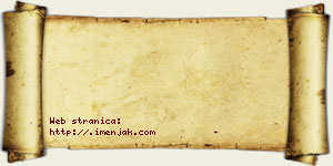 Jakov Ignjatić vizit kartica